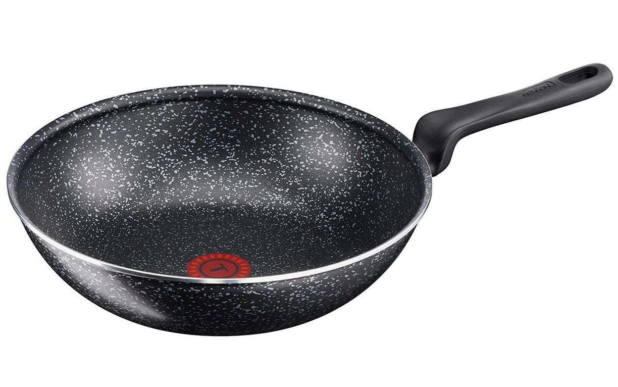 TefaL Origins Speckled Frying Pan for All Heat Sources Including Induction, Aluminium, 28 cm