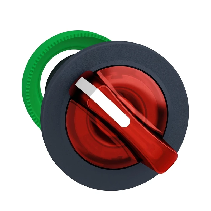 Industry ZB5FK1443 CABEZA SEL.Flush LUM.ROJA 2 POS.RETORN.I