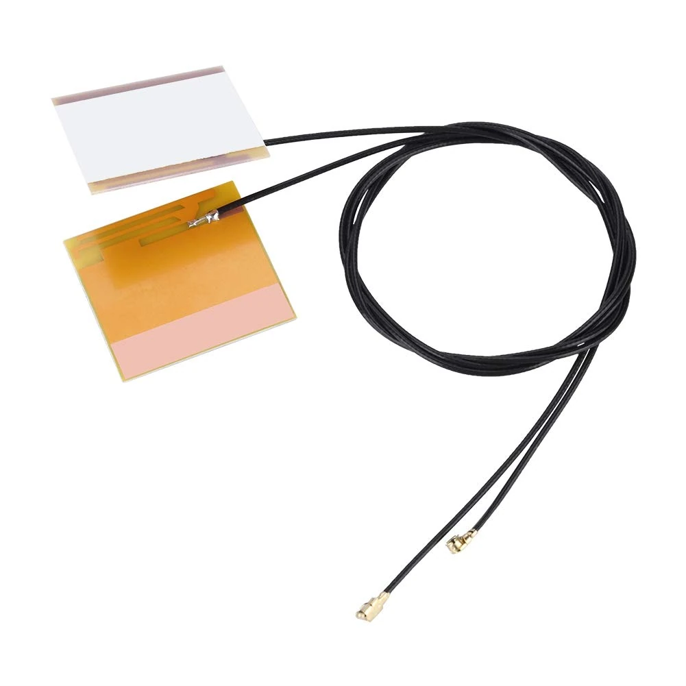 Mini PCI/Pigtail Antenna, WiFi Cable G1 Built-in WiFi Antenna for Notebook 2.4G/5G Stable Signal 46cm, 2pcs