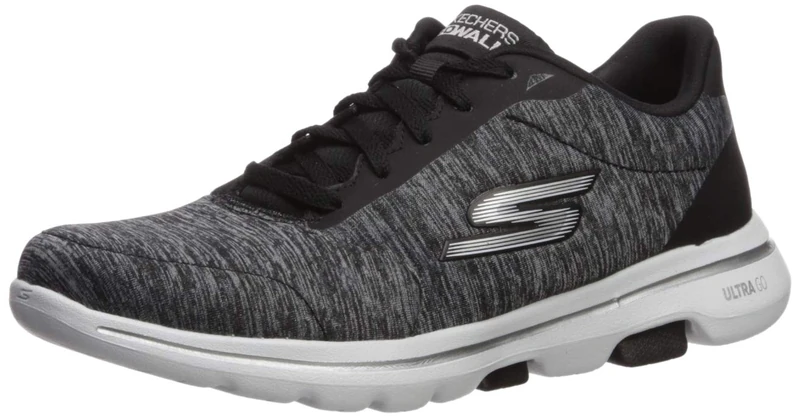 Skechers Women's Go Walk 5-True Sneaker Black White