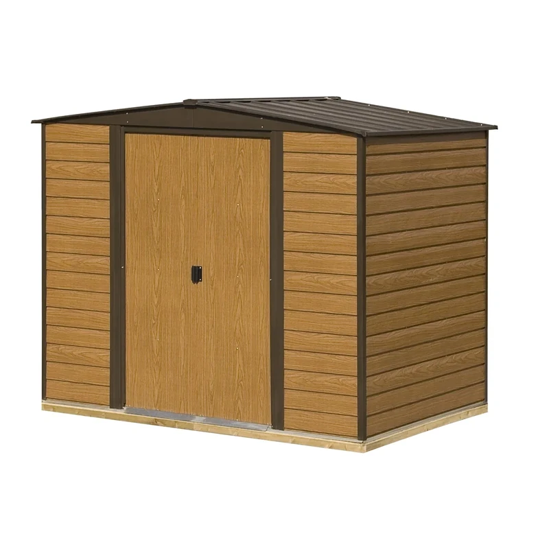 Rowlinson Metal Shed Woodvale 8x6 plus Floor