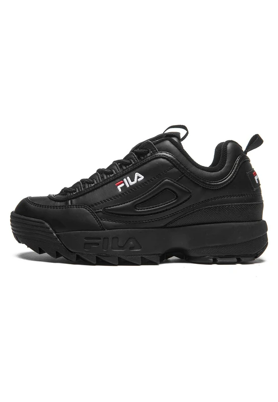 Fila Fila Disruptor Low Wmn 1010302-12v, Women’s Low-Top Sneakers, Black (Black 1010302-12v), 3 UK (36 EU)