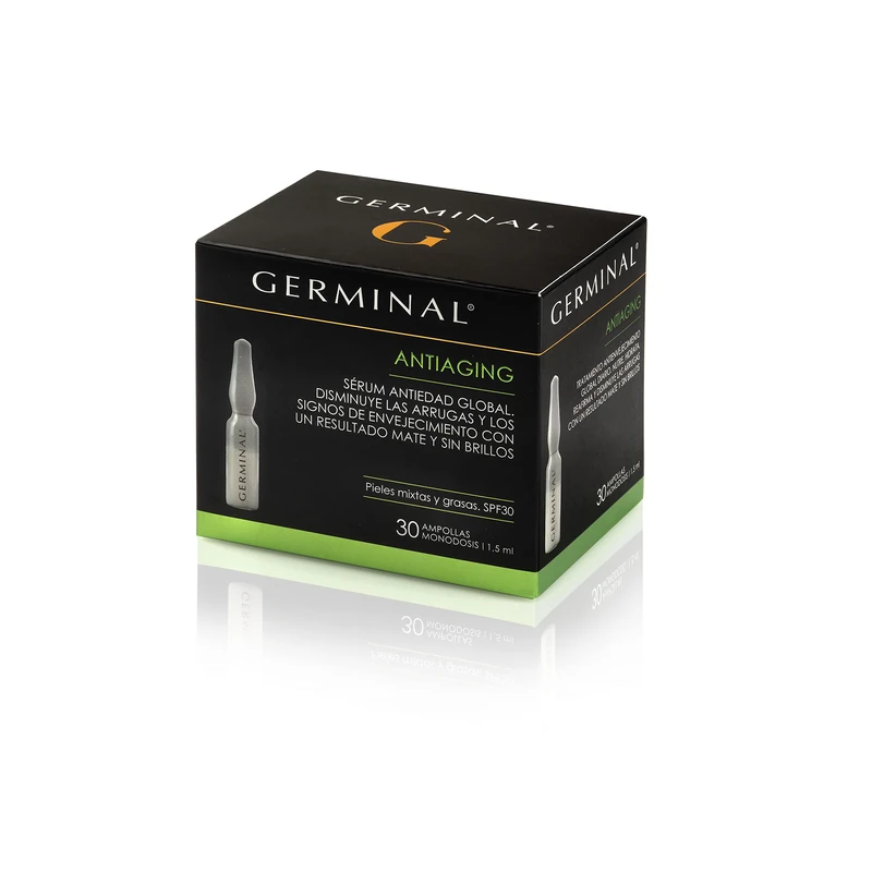 Germinal Acción Profunda Antiaging Pieles Mixtas y Grasas 30 Ampollas