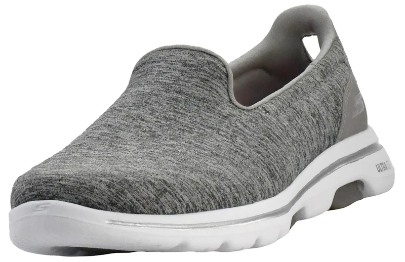 Skechers Women's Go Walk 5-Honor Sneaker 7.5 UK Wide fit Grey