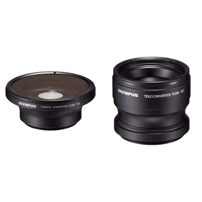 Olympus Tele Converter for Tough TG-5 with Fish Eye Converter for Tough TG-5 - FCON-T01