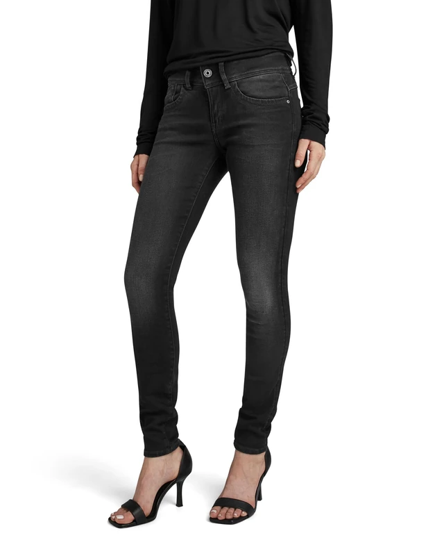 G-Star Women's Lynn Mid Skinny Jeans, Grey (dusty grey D06746-B472-A799), 32W / 32L