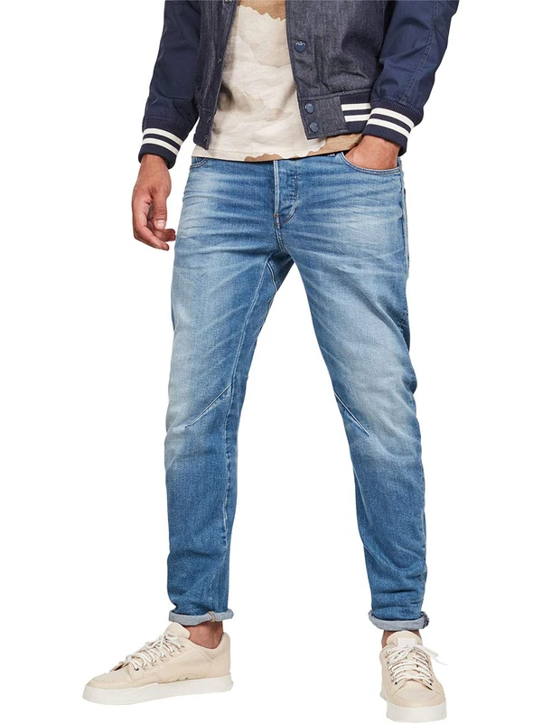 G-Star Men's Arc 3D Slim Jeans, Blue (authentic faded blue D10060-B631-A817), 31W / 34L
