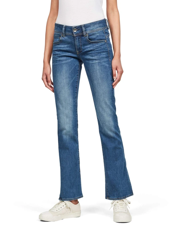 G-Star Women's Midge Bootcut Jeans, Blue (faded blue D01896-6553-A889), 25W / 32L