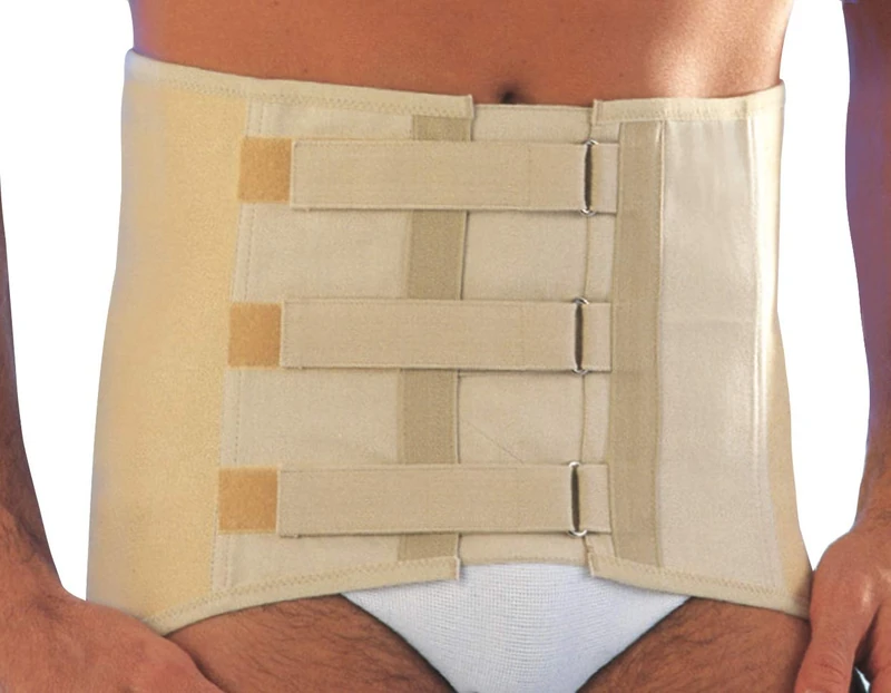 Scudotex Lombo Crochet Cotton Corset Elastic 35cm Natural Size 4