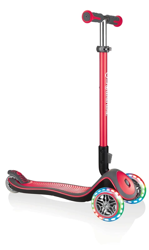 Globber Elite Deluxe With Lights 444-402 Red