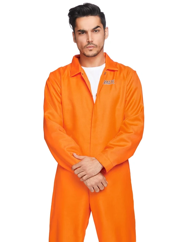 Leg Avenue Prison Jumpsuit, One Size, Orange, 0.3 kg - Image 1