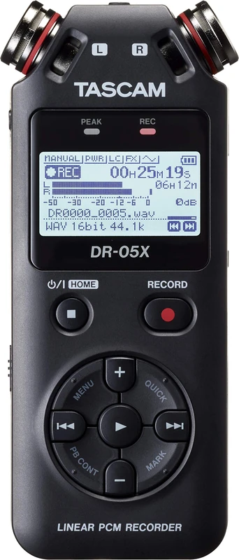 Tascam DR-05X portable audio recorder, usb2.0