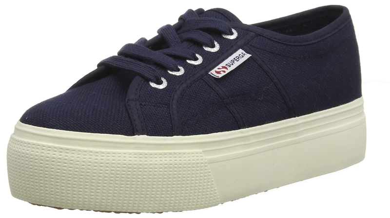 Superga S0001L0 Women’s Gymnastics Shoes, Blue (Navy 933), 8.5 UK