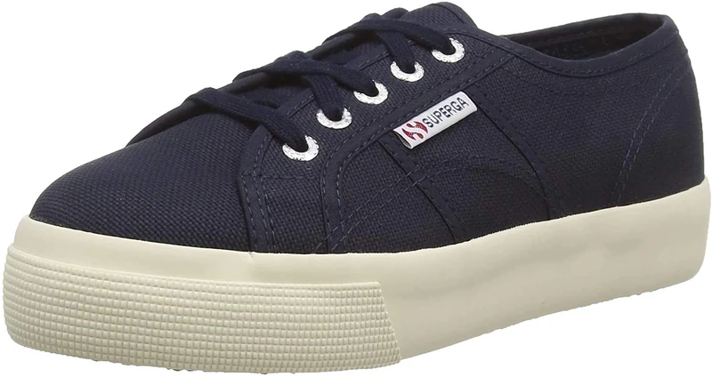 Superga Women's 2730-cotu Gymnastics Shoes, Blue Navy 933, 11 UK