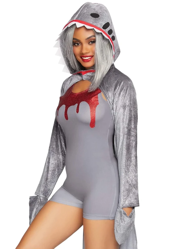 Leg Avenue Underwater Hottie Shark, Medium/Large, Grey, 0.3 kg - Image 1