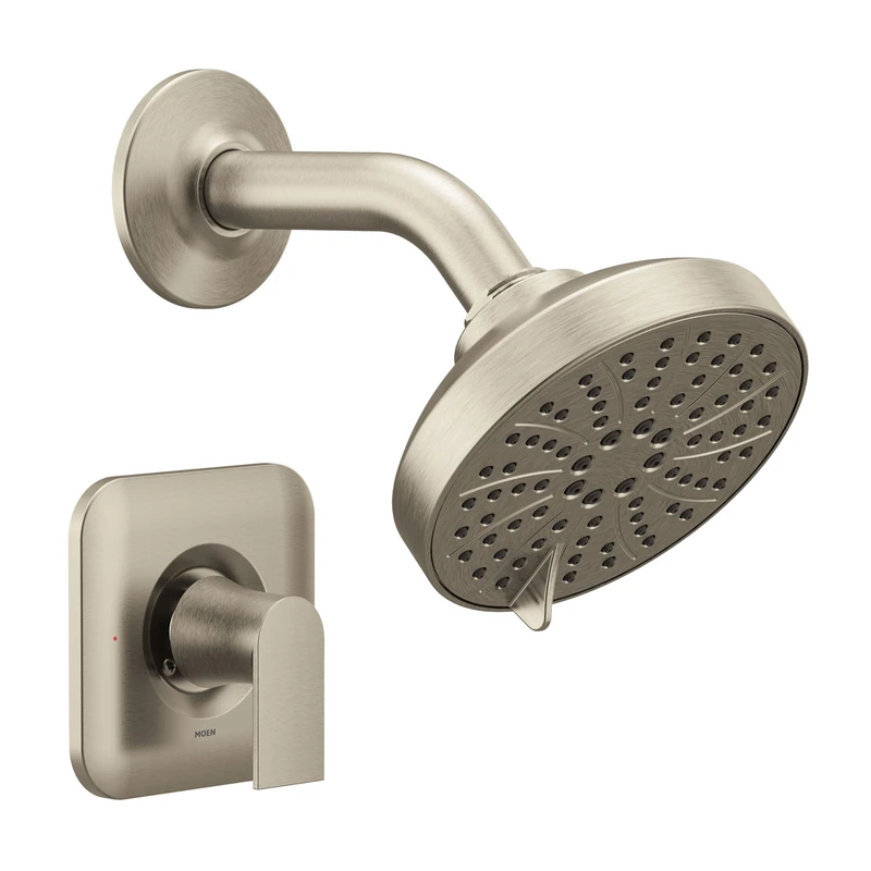 Moen T2472EPBN Genta Posi-Temp Pressure Balancing Eco-Performance Modern Shower Only Trim Without Valve, Brushed Nickel