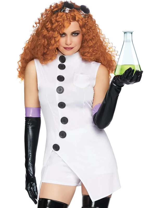 Leg Avenue Sexy Mad Scientist, Large, White, 0.3 kg