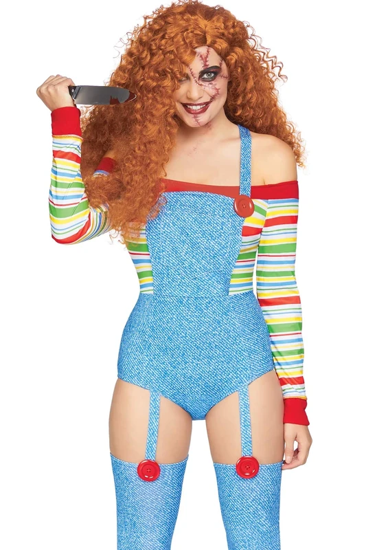 Leg Avenue 8685125101 Killer Doll, Multi, X-Small (EUR 34)