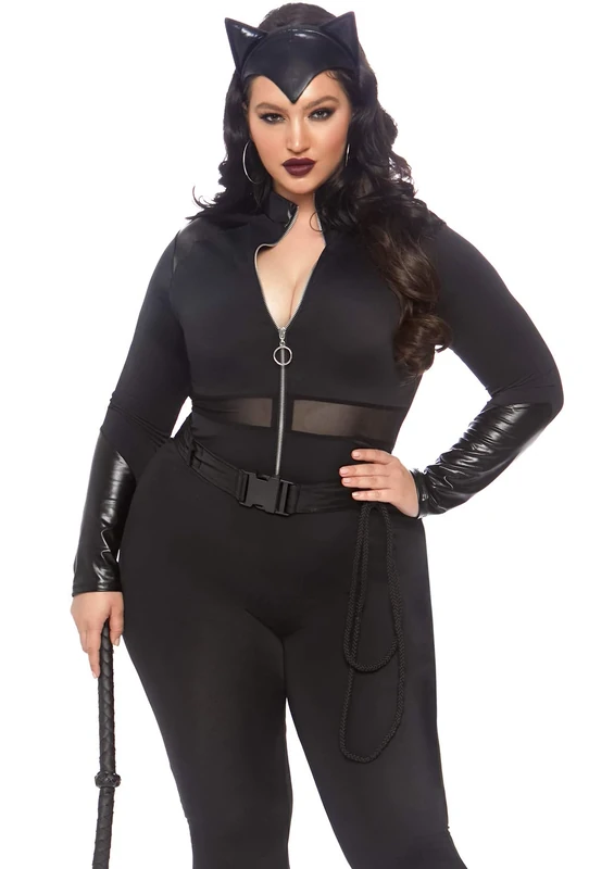 Leg Avenue 86841X08001 Sultry Supervillain +, Black, 1X-2X (EUR 48-52) - Image 1