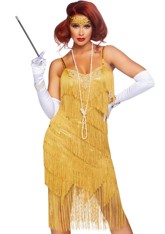 Leg Avenue Women's Dazzling Daisy Adult Sized Costumes Not Applicable, Gold, L (EUR 44-46)