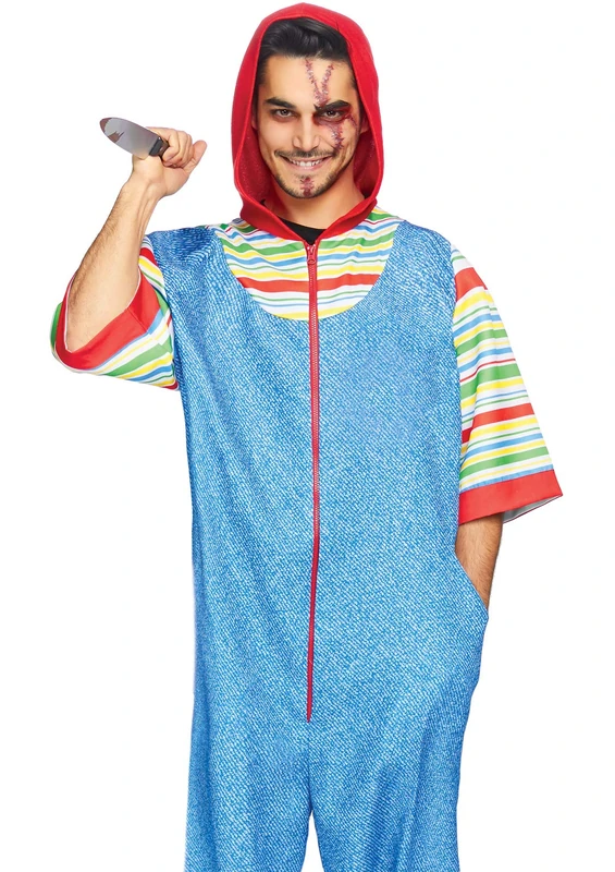 Leg Avenue 8684206101 Creepy Killer Costume Playtime Buddy, Multi, M/L