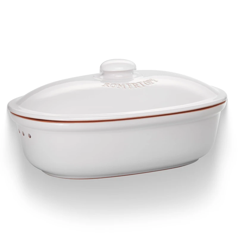 Römertopf 808-04 Bread freshness pot medium, White