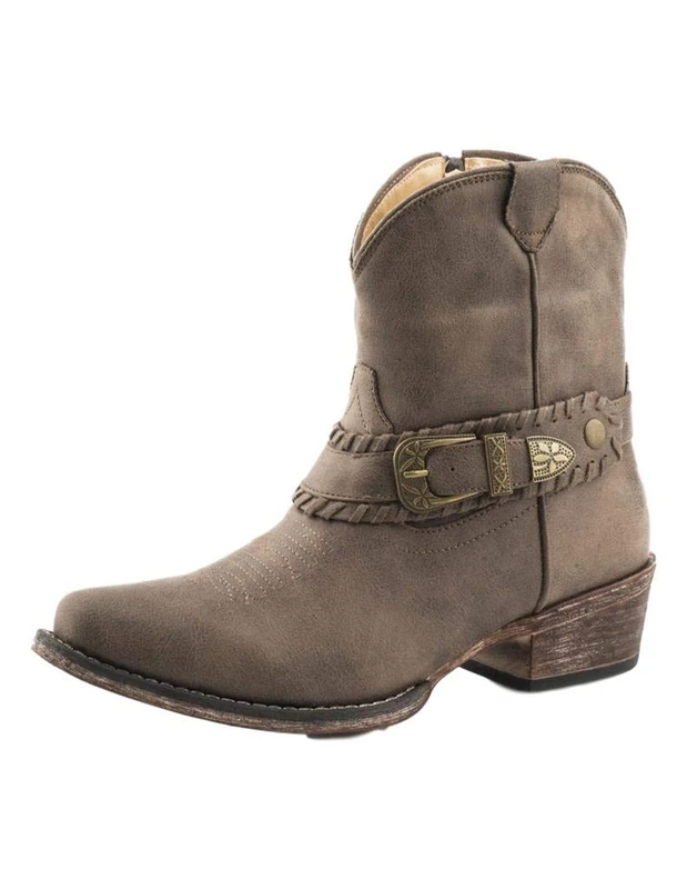 ROPER Women's Nelly Western Boot, Brown, 4.5 UK