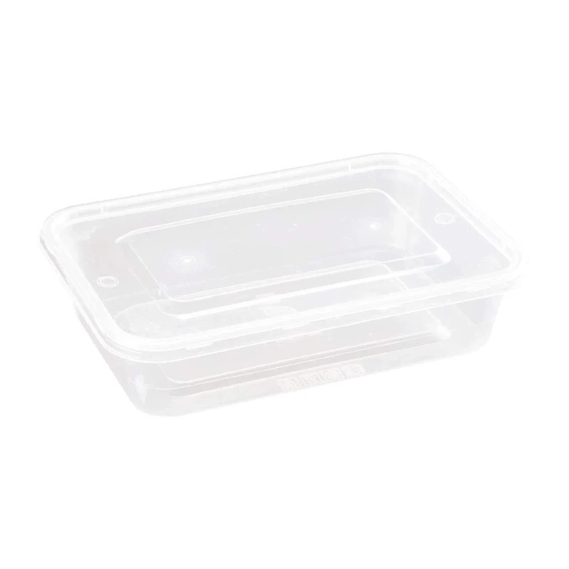 Fiesta Microwave Plastic Container - 500ml with Lids (Box 250)