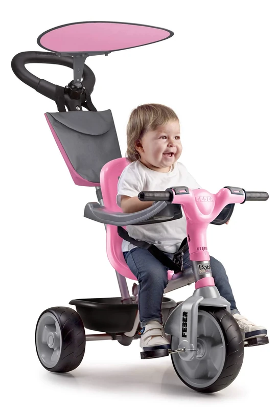 FEBER - Baby Plus Music Pink, tricycle (Famosa Toys 800012132)