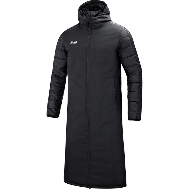 Jako Men's Long Sleeve Coat, Size S, Black