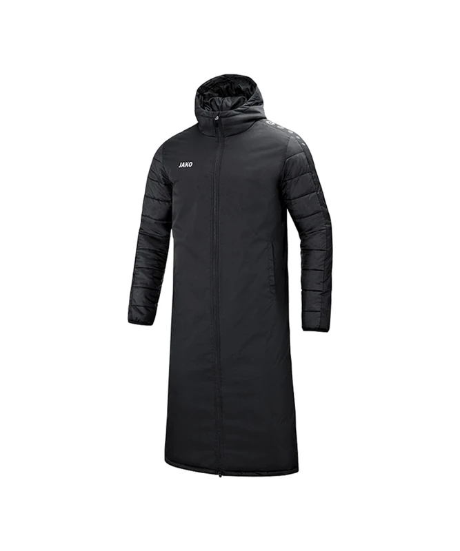 Jako Men's Long Sleeve Coat, Size M, Black - Image 1