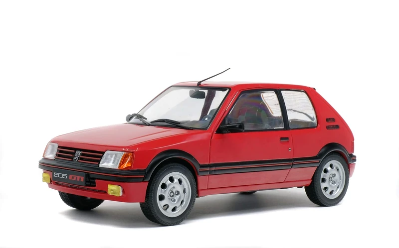 Solido 1: 18 Peugeot 205 Gti Mk1 1985 - Red 1801702