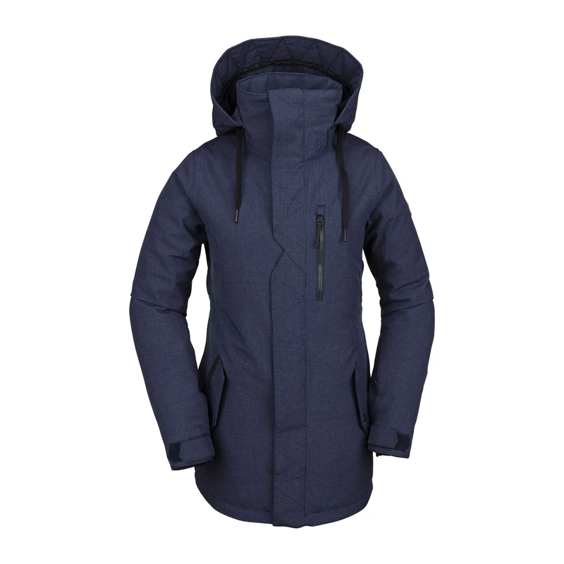 Volcom Women's Shrine Insulated Snow Jacket Vest - Blue - L