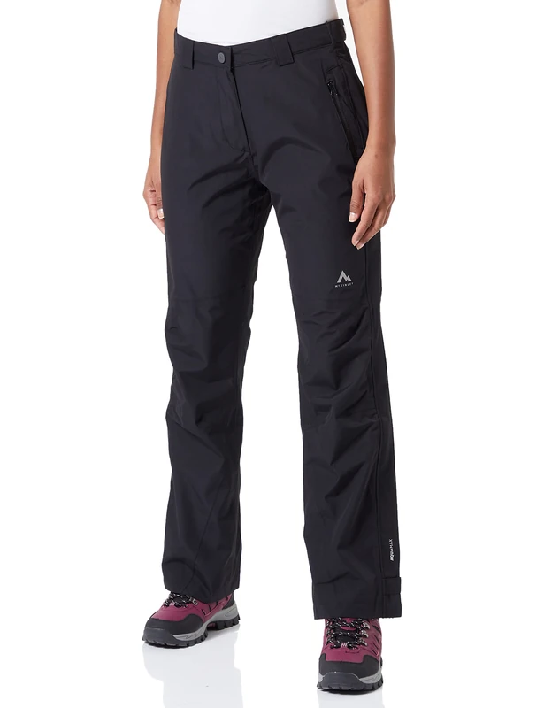 McKINLEY Women's Carlow II Rain Pants, Black, 36