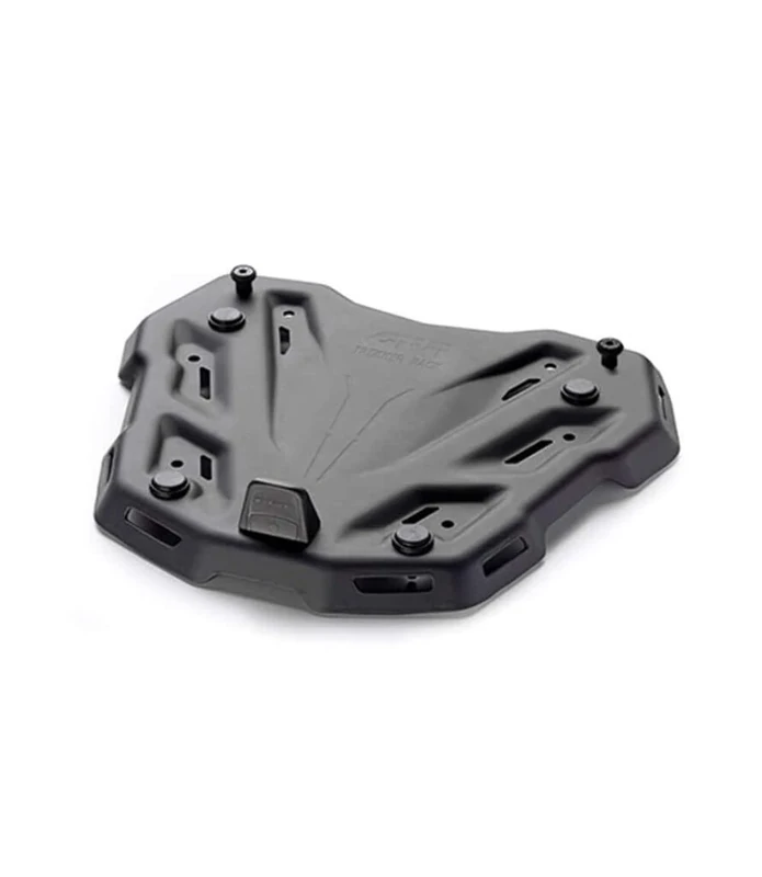 GIVI M9B universal plate in satin and anodised aluminium in black
