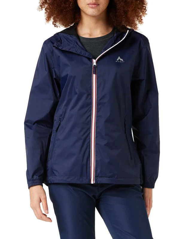 Mc Kinley Women's Kereol III Rain Jacket, Navy Dark, 36
