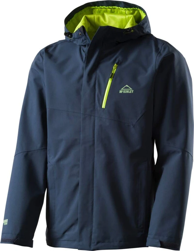 Mckinley Men Gallieni Functional Jacket - Navy/Green Lime, Small