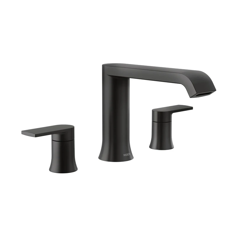 Moen T908BL Genta Roman Tub Faucet, Matte Black