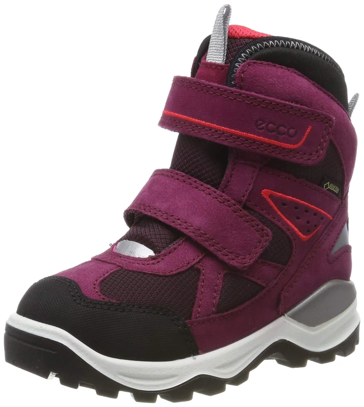 Ecco Snow Mountain, Girls’ Boots, Purple (Black/Red Plum 52936), 9 UK (29 EU)