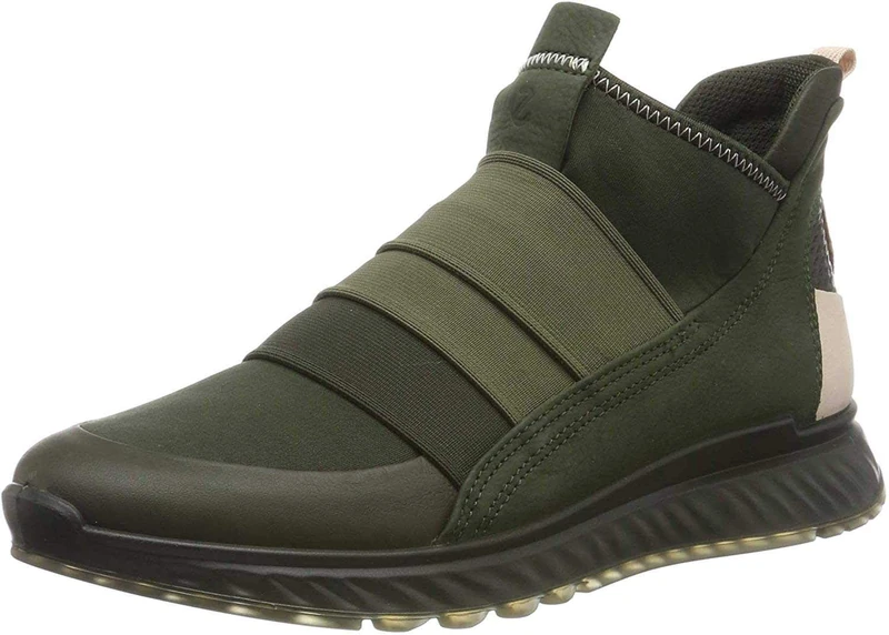 Ecco St.1 W, Women’s Hi-Top Trainers, Green (Deep Forest/Deep Forest/Rose Dust 51565), 4.5 UK (37 EU)