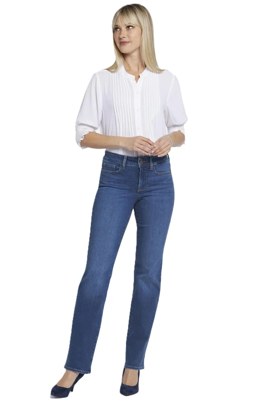 NYDJ Women's Marilyn Straight Leg Denim Jeans, Presidio, 12 32