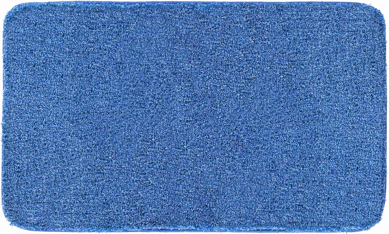 Grund Bath Mat 27 mm, Ultra Soft and Absorbent, Anti Slip, 5 Years Warranty, MELANGE, Bath Mat 80x140 cm, Denim