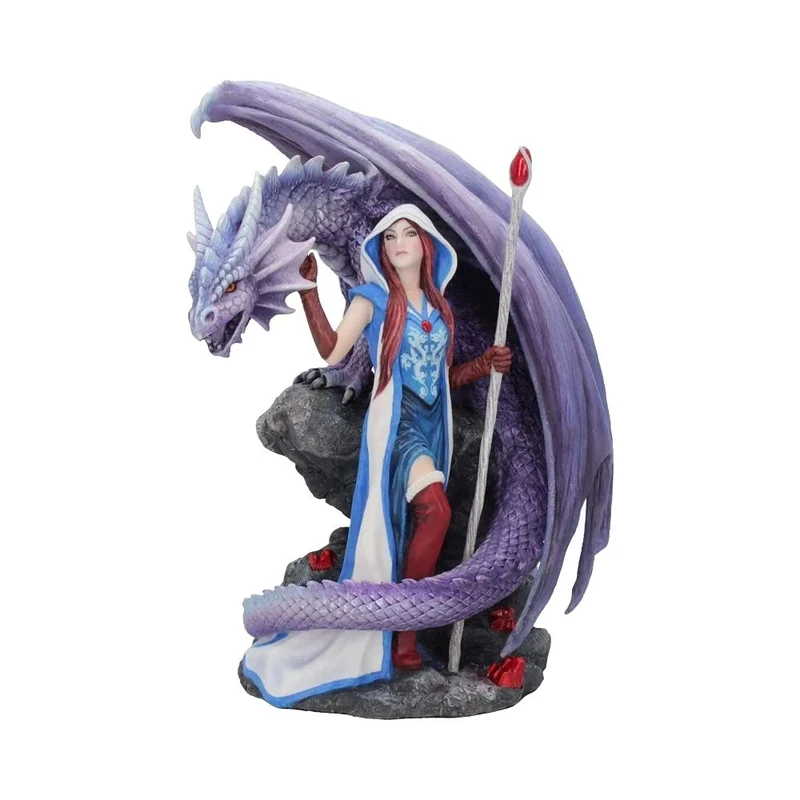 Nemesis Now Dragon Mage Anne Stokes Figurine 30cm Purple