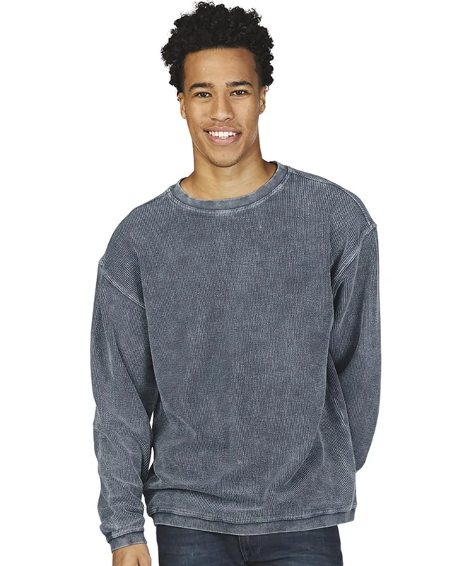 Charles River Apparel Women's Camden Crew Neck Sweatshirt, Denim, X-Large