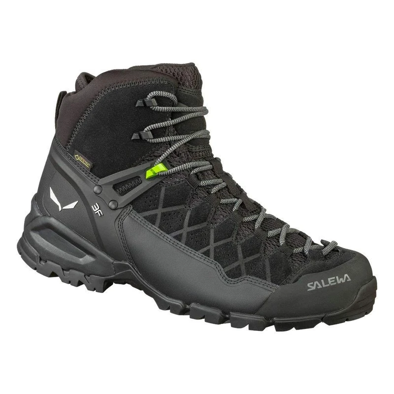 Salewa Ms Alp Trainer Mid Gtx, Black/Black, 12, Male