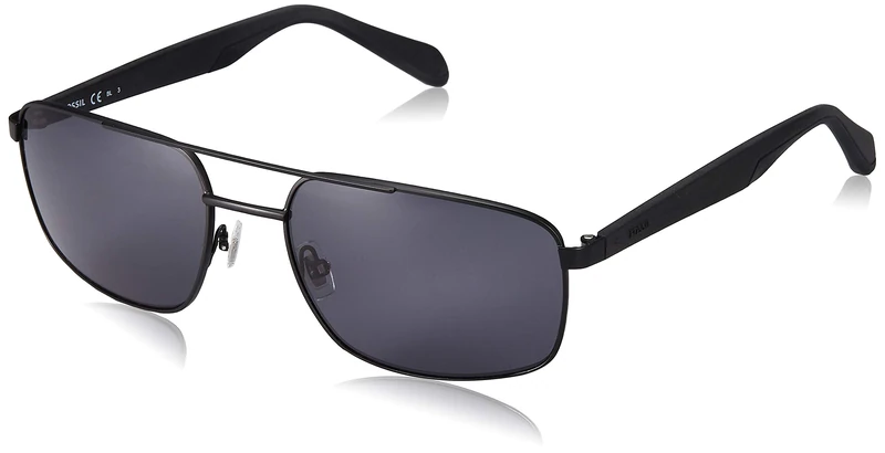 Fossil Men's Fos 2088/S Sunglasses, Multicolour (Mtt Black), 7 1 4 UK