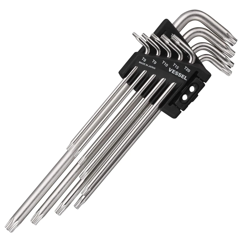 Vessel (VESSEL) Stop Torx L Type Wrench 9-Piece Set 8509TXH