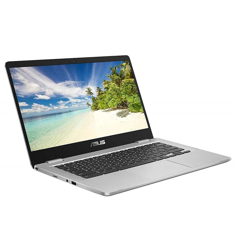 ASUS Chromebook C423 14 Inch HD Notebook (Grey) (Intel Celeron N3350 Processor, 4 GB RAM, 32 GB eMMC, Chrome OS)