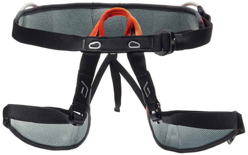 Climbing Technology EXPLORER Harness, Black/Orange, One Size