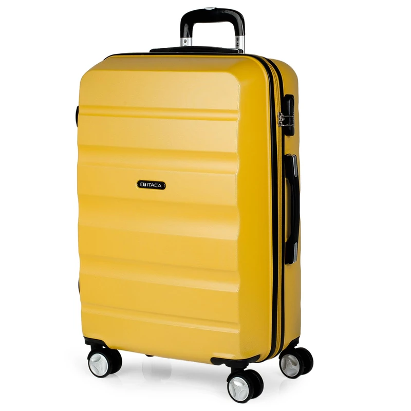 Itaca Elba Suitcase 66 Centimeters 64 Yellow (Mostaza)